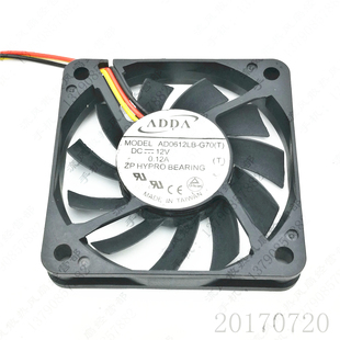 0.12A 散热风扇 AD0612LB 设备 电源 6010 12V G70 ADDA 原装