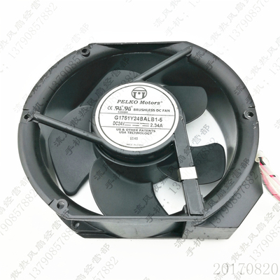 PELKO Motors G1751Y24BALB1-5 24V 2.34A 17251 变频器散热风扇