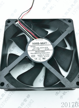 原装NMB 3610RL-05W-B39 9025 9cm 24V 0.13A 3线 变频器散热风扇