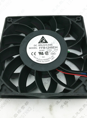 原装 台达 FFB1248EH 12025 48V 0.38A 3线 测速 增压 散热风扇