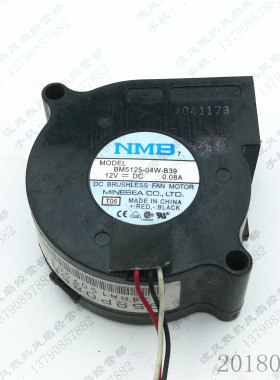 原装 NMB BM5125-04W-B39 12V 0.08A 5CM 5025 投影机散热风扇