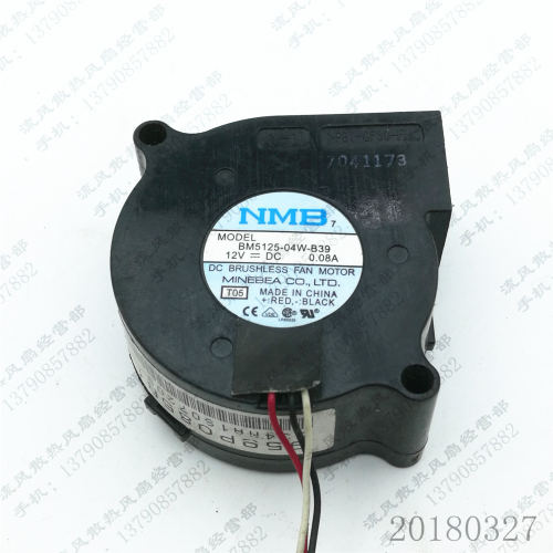 原装 NMB BM5125-04W-B39 12V 0.08A 5CM 5025 投影机散热风扇