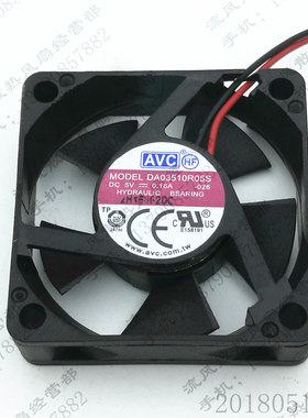 原装 AVC DA03510R05S 5V 0.18A 3.5CM 3510 2线 静音散热风扇