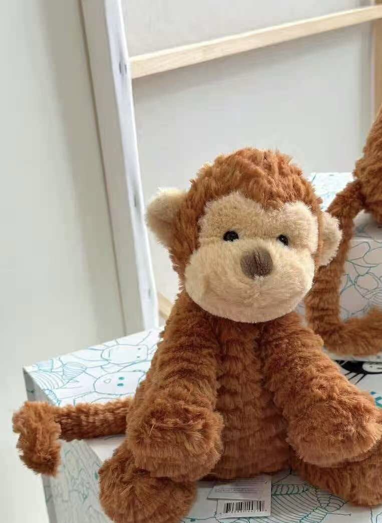 波浪毛猴子玩偶情人节公仔礼物K毛绒玩具女友闺蜜娃娃