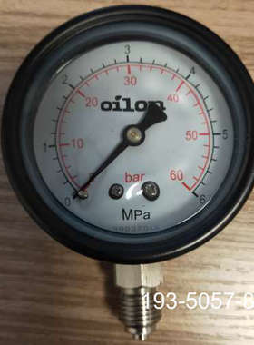 原装正品OILON油压力表0-60bar价格详谈