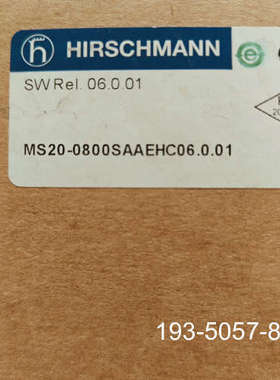 议价MS20-0800SAAEHC  赫斯曼增强网管型工业级以太详谈
