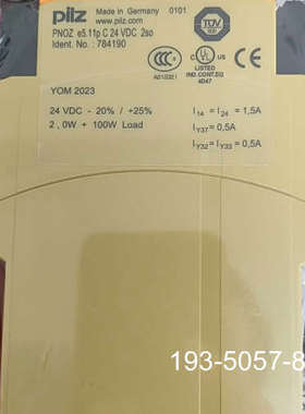 pilz皮尔兹 784190 安全继电器，出厂，详谈报价