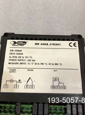 议价温控器RK 400A J7E001 E09566详谈