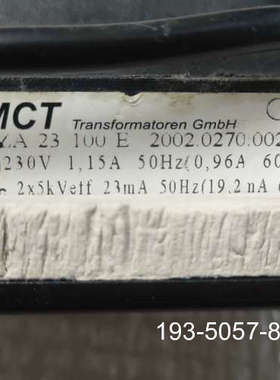 原装正品点火变压器ZA 23 100E MCT246770 SAAC价格详谈