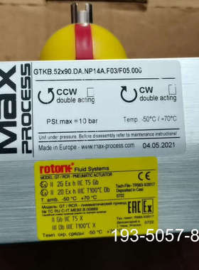 Max 气动执行器GTKB.52X90.DA.NP14A.F详谈报价