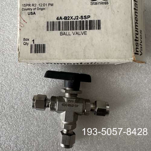 Parker 4A-B2XJ2-SSP，1/4卡套三通球阀，详谈报价