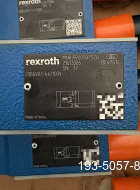 ZDB6VA1-4X/100V，R900507526力士乐溢详谈报价