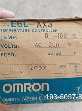 E5L-AX3   0-100℃，外盒稍旧详谈报价