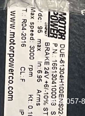 MotorPower魔力伺服电机，型号DUE-61304H1详谈报价