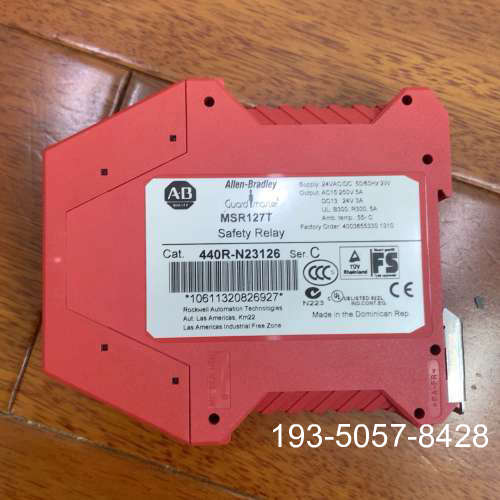 原装正品MSR127T 440R-N23126 AB罗克韦尔安全继电价格详谈