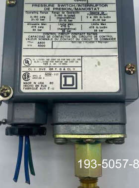 原装正品正品，SQUARE D压力开关 9012 GAW-25，价格详谈