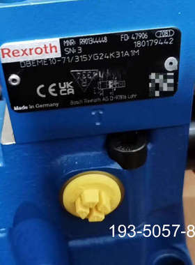 原装正品力士乐 R901344448 DBEME10-71/315Y价格详谈