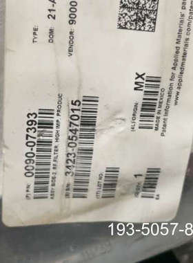 应用材料高纯度配件，型号0090-07393，明显详谈报价