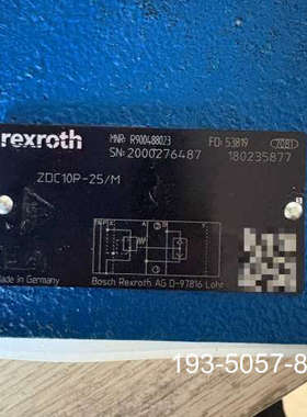 压力补偿器R900488023 ZDC10P-25/M力详谈报价