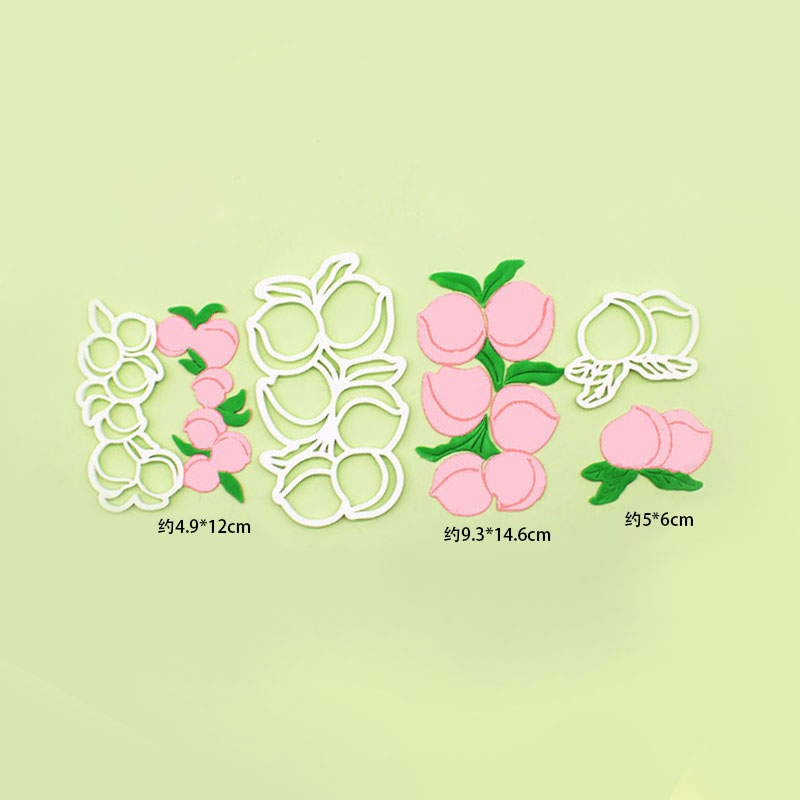 漫步兔中式寿桃大小号翻糖切模网红蛋糕甜品装饰烘焙模具点缀