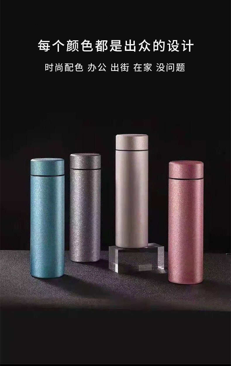 金信达钛杯温显超轻高端真空保温杯高档商务车载便携泡茶水杯定制