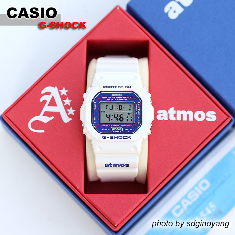 CASIO卡西欧 G-SHOCK x atmos DW-5600VT 周年限定方块全新结束