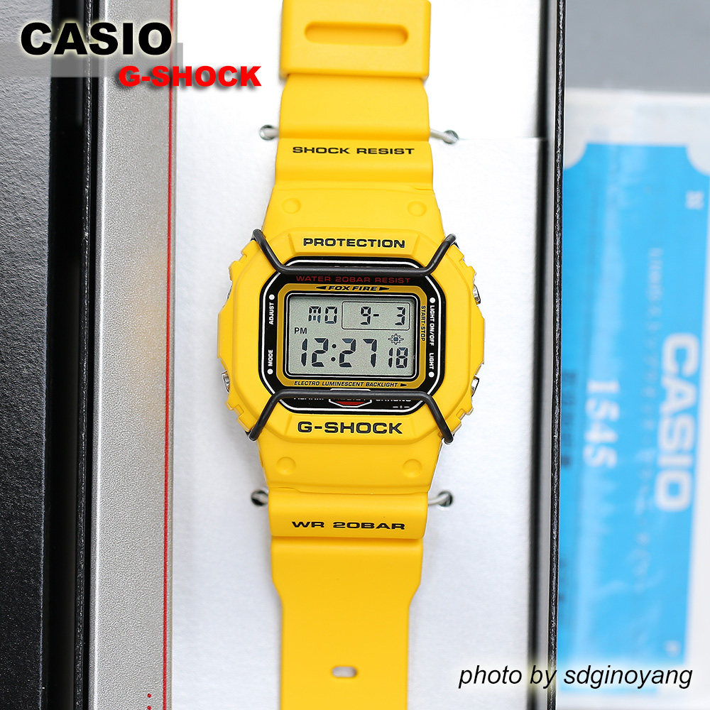 CASIO 卡西欧 G-SHOCK DW-5600VT-9T 黄妖精 1999年限定 全新结束