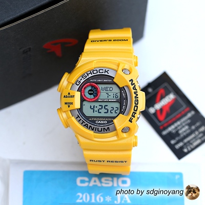 G-SHOCK潜水蛙人钛合金限量手表