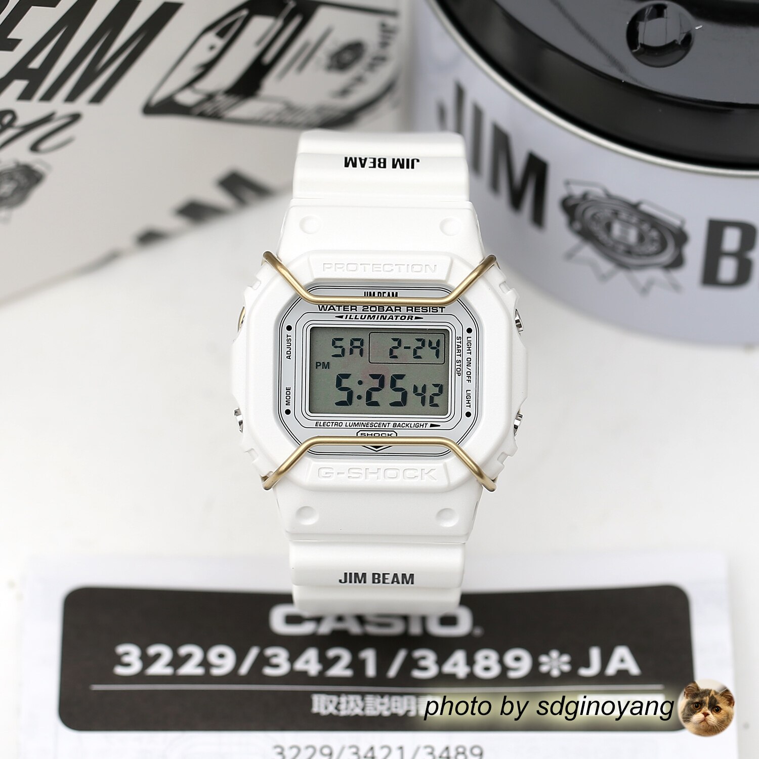 卡西欧JIMBEAM威士忌联名小方块