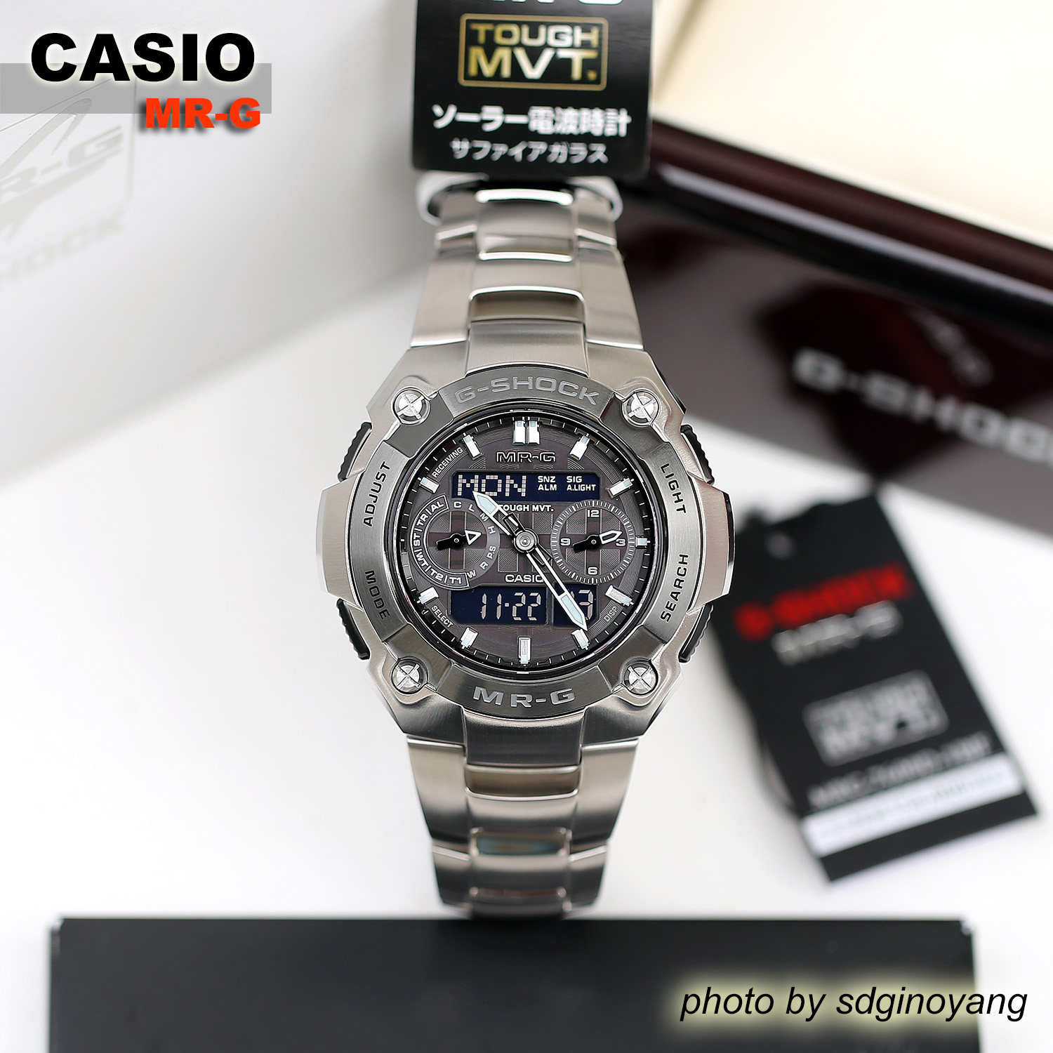 CASIO卡西欧G-SHOCK MRG-7600D-1BJF MR-G旗舰系列全新结束
