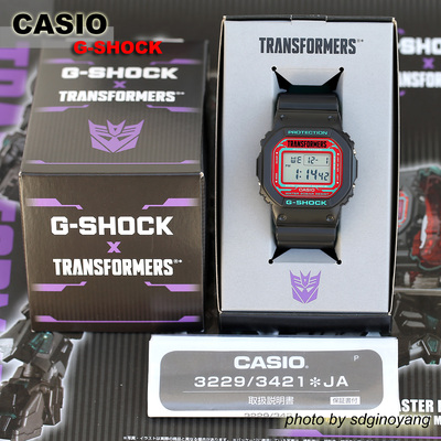 卡西欧2019第二弹变形金刚腕表