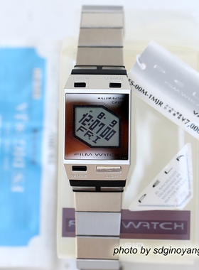 CASIO卡西欧FILM WATCH超薄菲林FS-00M-1MJR初号机手表全新结束