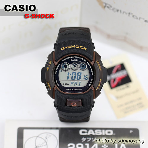 CASIO卡西欧G-SHOCK GW-002RFJ-5JR亚马逊雨林基金会限定全新现货
