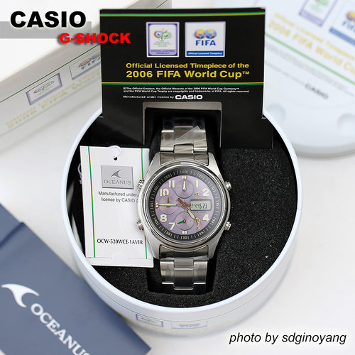 CASIO海神OCEANUS OCW-520WCE-1AVER 2006德国世界杯纪念全新结束
