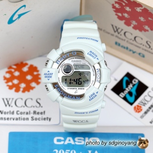 CASIO卡西欧Baby-G BGW-102WC-2JR WCCS珊瑚礁限定女蛙人全新现货