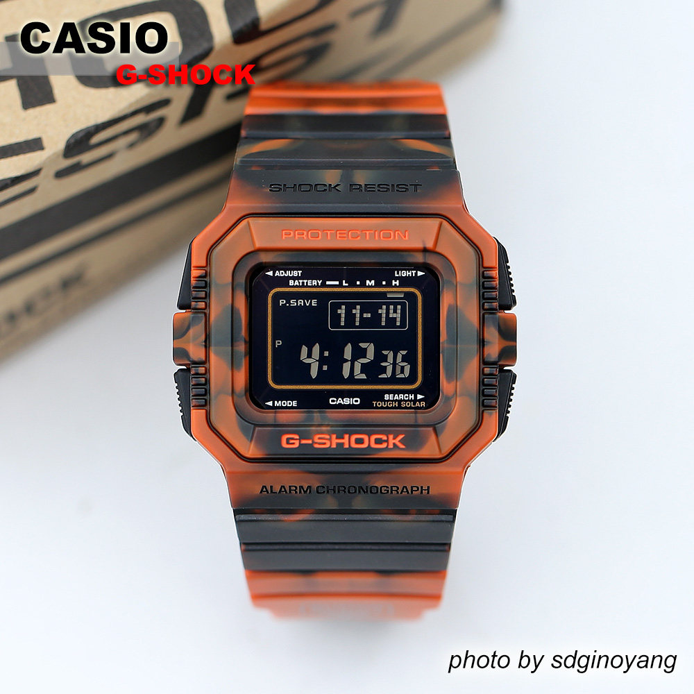 CASIO G-SHOCK SPECIAL Color G-5500JC-4JF迷彩泥人方块全新结束