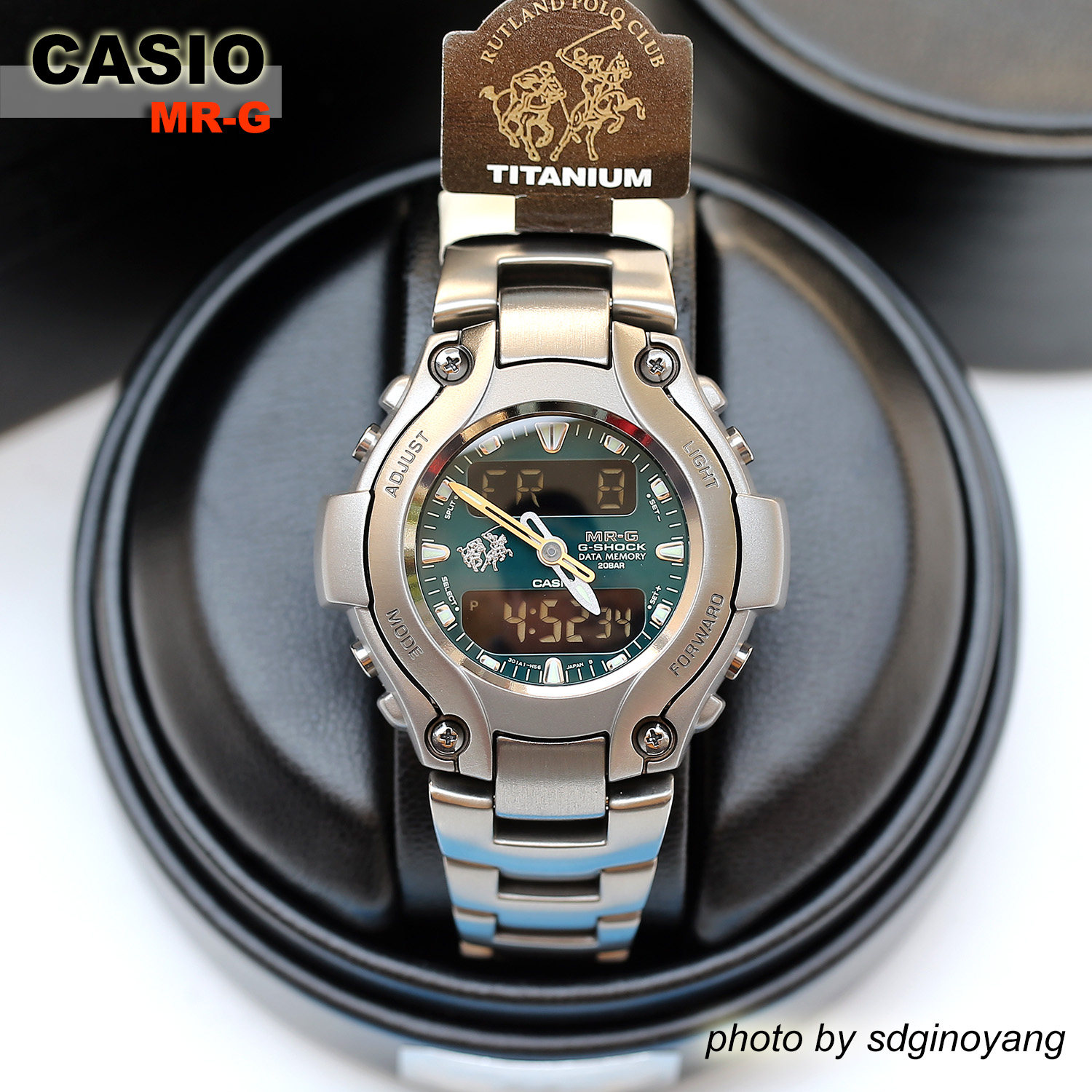 CASIO卡西欧G-SHOCK MRG-130TR-3A 绿面POLO版合金风云全新结束