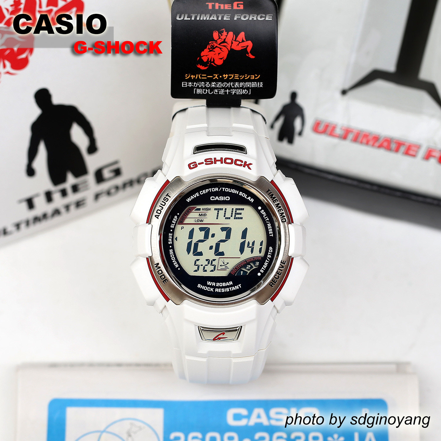 卡西欧G-SHOCK ULTIMATE FORCE综合格斗GW-300FJ-7JR电波全新结束