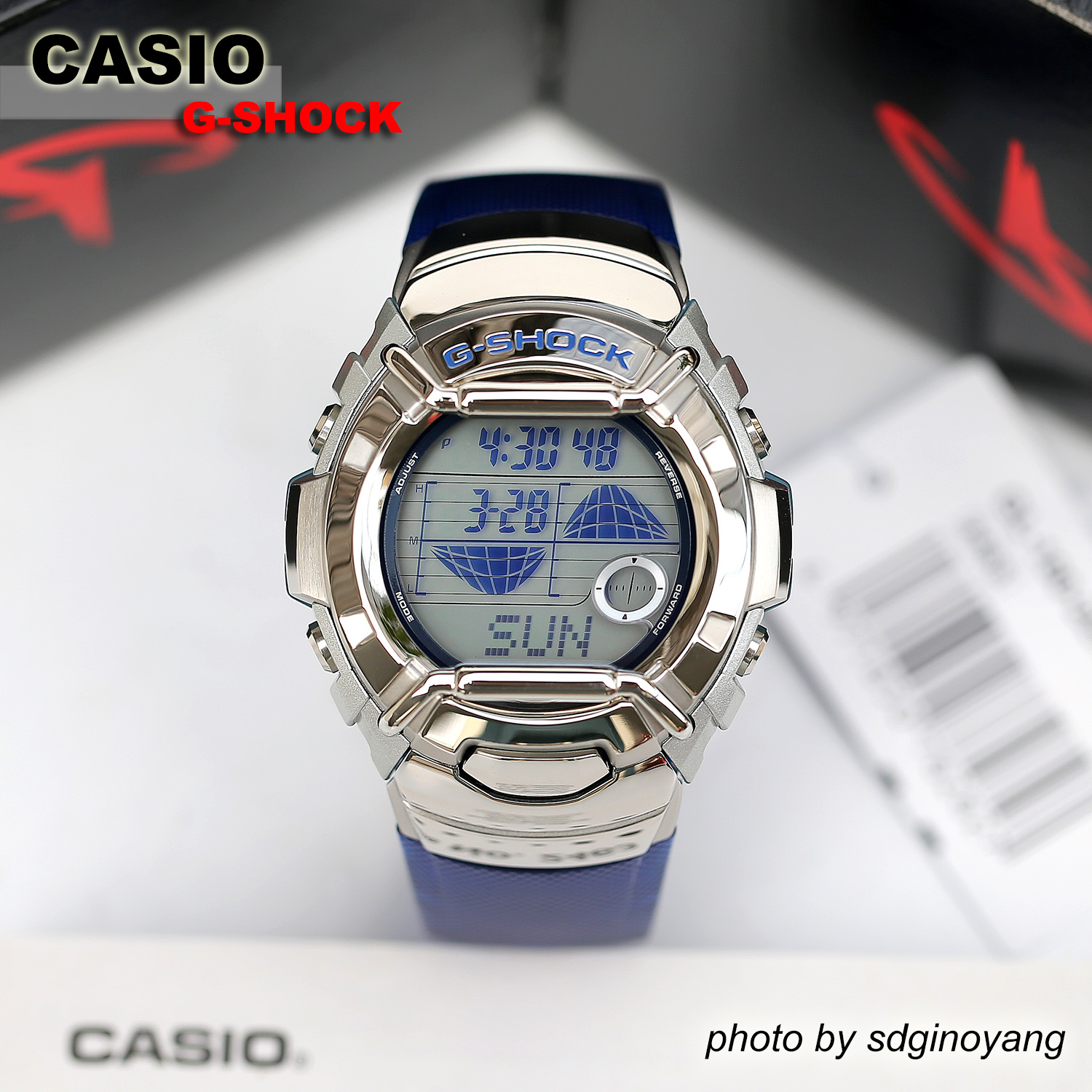 CASIO卡西欧G-SHOCK G-LIDE系列 GL-180-2ER经典双层液晶全新现货