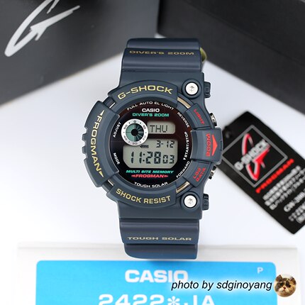 CASIO卡西欧G-SHOCK GW-200-2JF初代太阳能4代蛙人藏青色全新现货