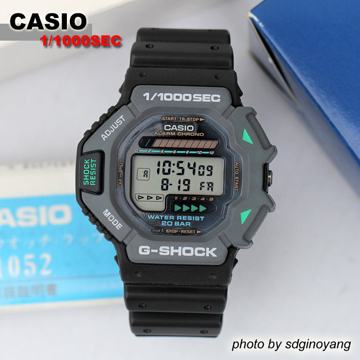 CASIO卡西欧G-SHOCK DW-6200-1 1993年原年1/1000秒计时 全新结束