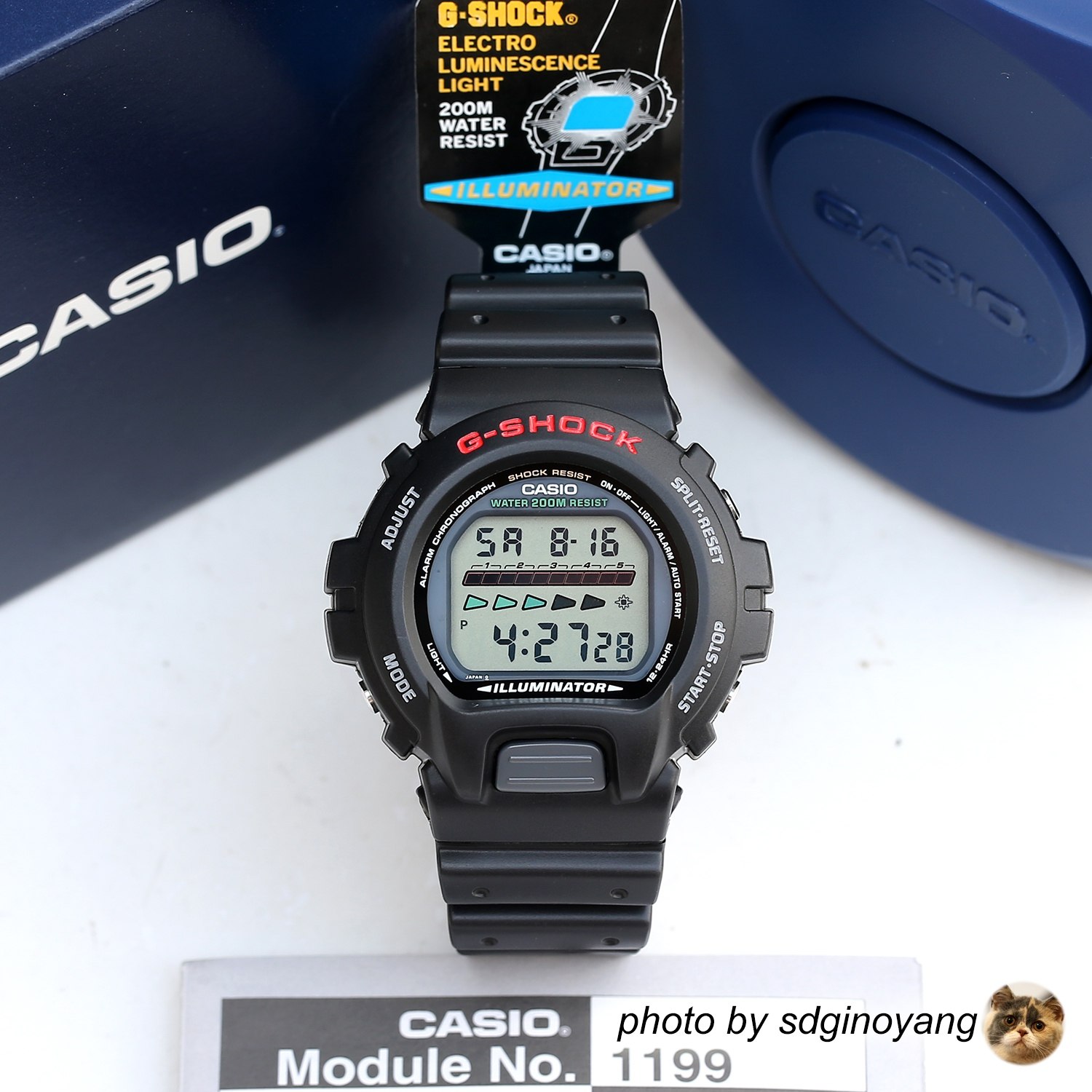 CASIO卡西欧G-SHOCK DW-6600-1V 海外版美大兵电影同款全新结束