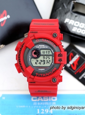 CASIO卡西欧G-SHOCK FROGMAN DW-8200F-4JR血眼蛙人限量全新现货