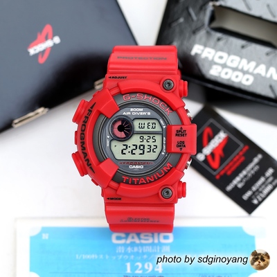 卡西欧血眼蛙人限量潜水表