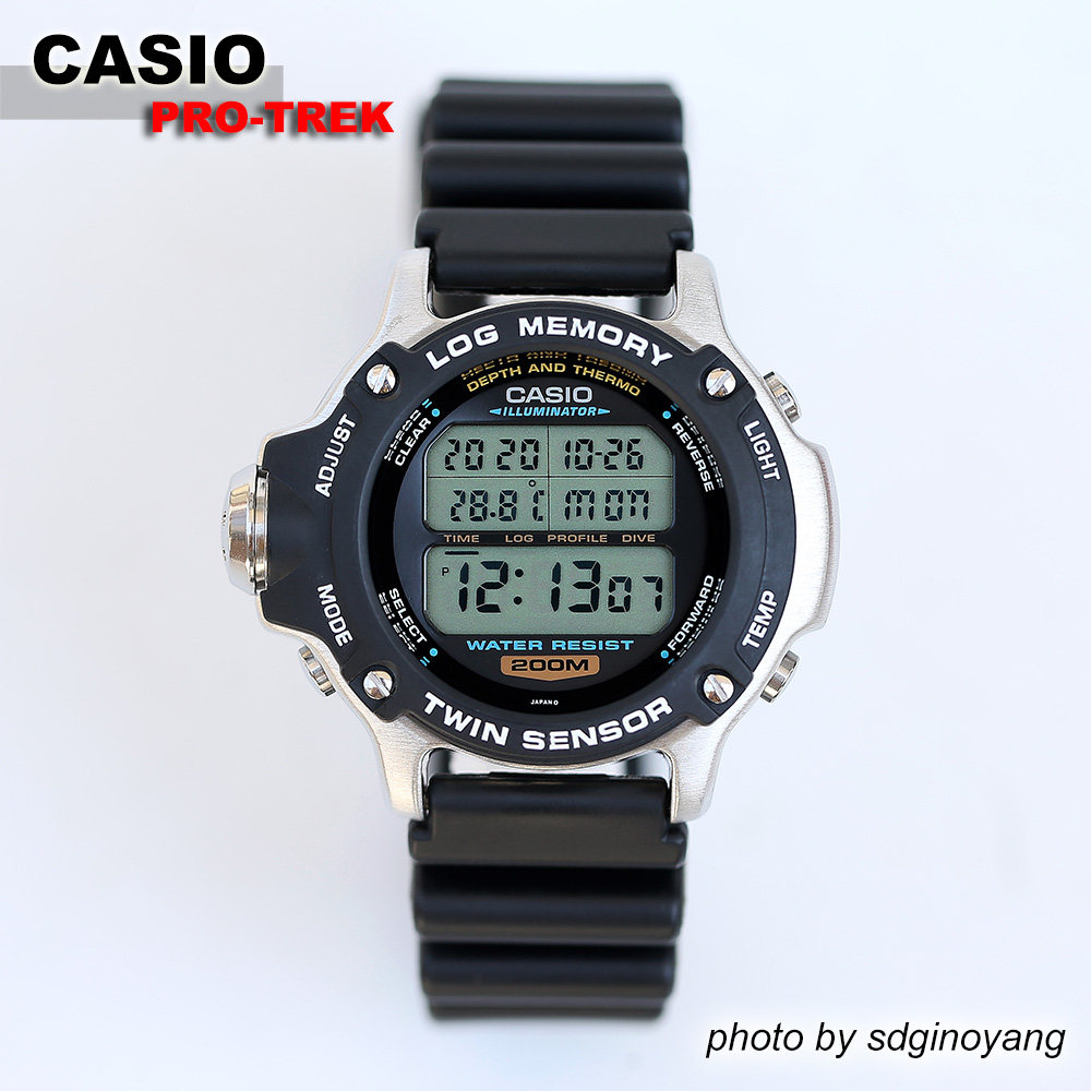 CASIO 卡西欧 Sea-Pathfinder DEP-610 海洋潜水王不锈钢全新结束