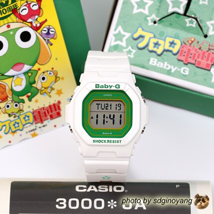 CASIO卡西欧Baby-G x Keroro BG-5600BK青蛙军曹全球限定全新现货