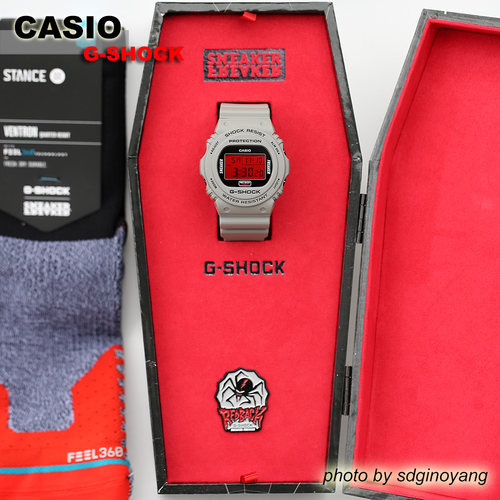 G-SHOCKxSneaker Freaker xSTANCE DW-5700SF血鹤棺材版 全新结束