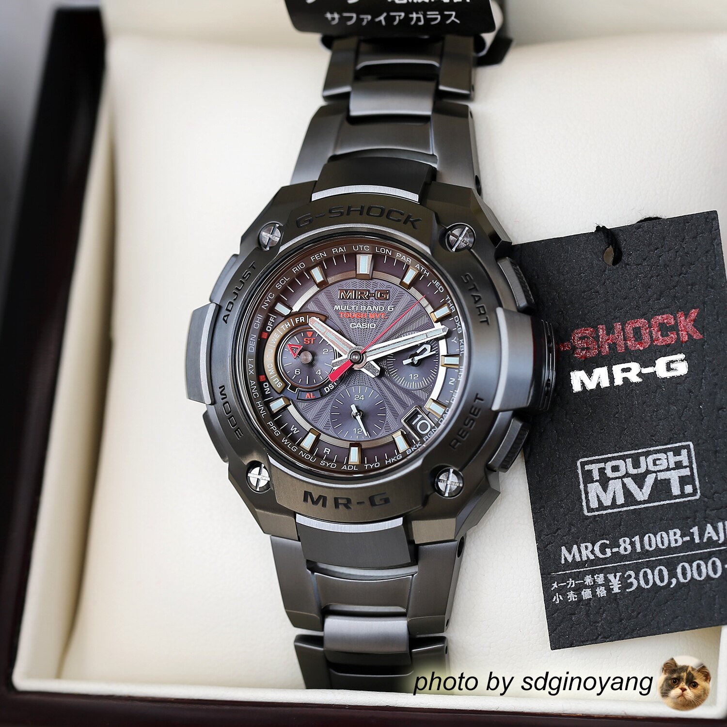 G-SHOCK卡西欧旗舰MRG电波手表