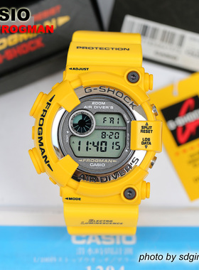 CASIO卡西欧G-SHOCK DW-8250Y-9T 1998年黄色2代青蛙蛙人全新结束