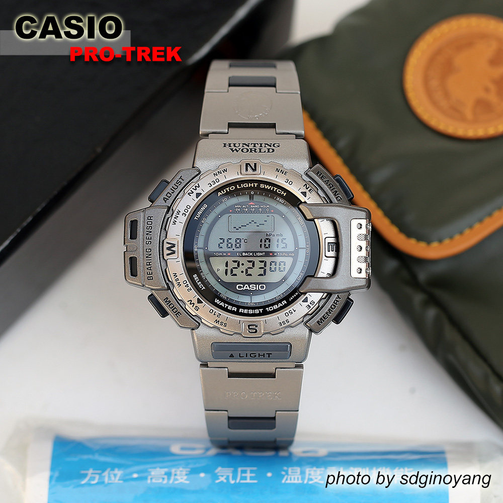 CASIO ProTerk HuntingWorld PRT-420HW-1钛合金登山限定全新结束